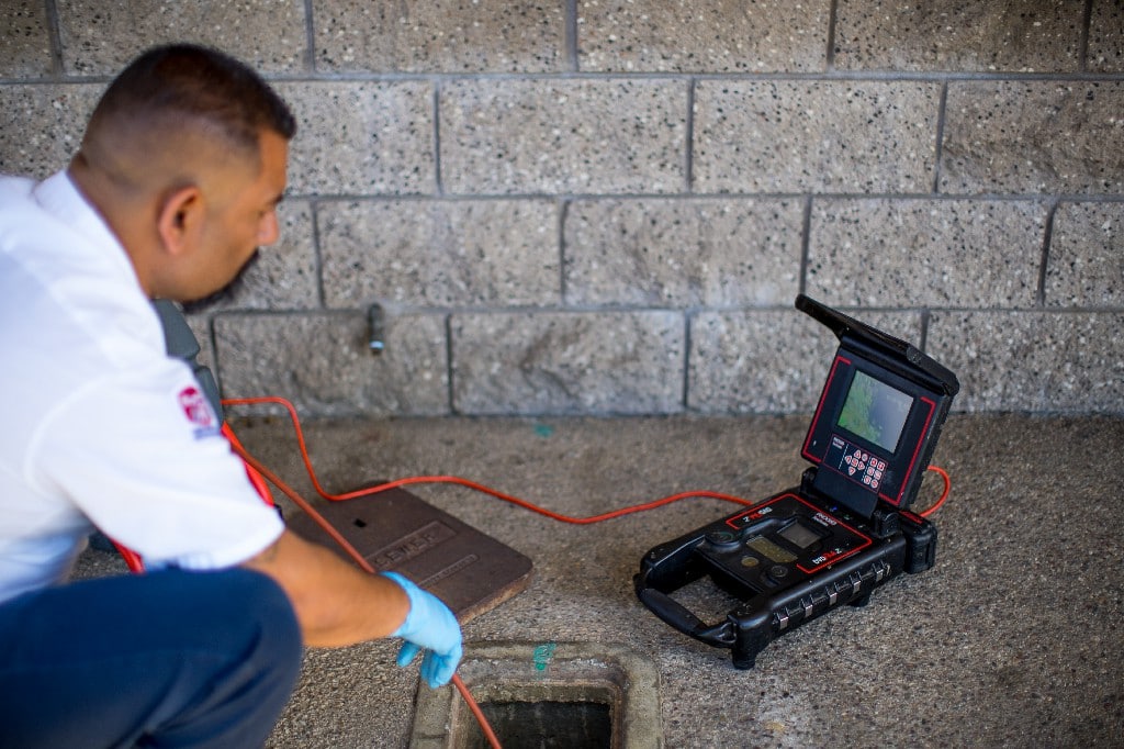 ab plumbing camera testing